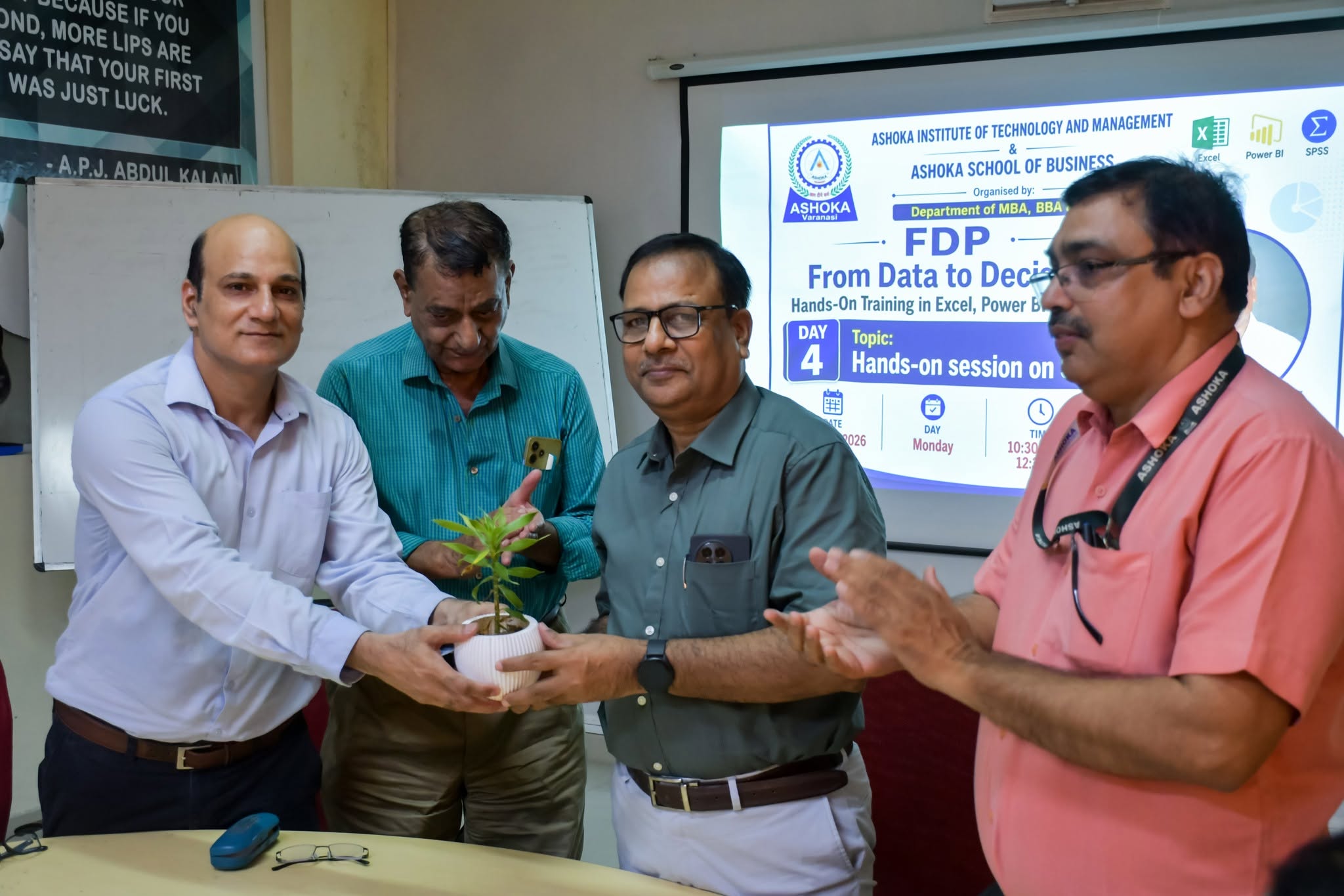 FDP on Excel, Power BI & SPSS Successfully Concluded at Ashoka Institute
